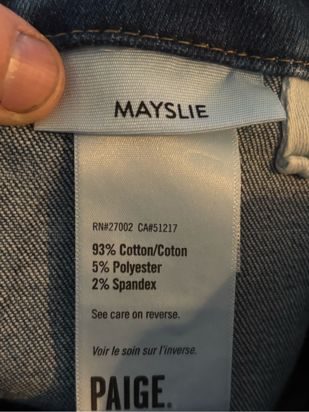 PAIGE Denim Mayslie Cropped Utility Joggers – Size 28 - Picture 4 of 4